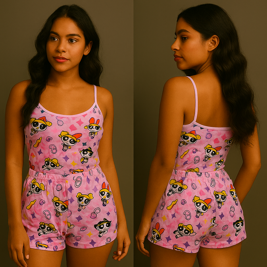 Pijamas de short estampadas 