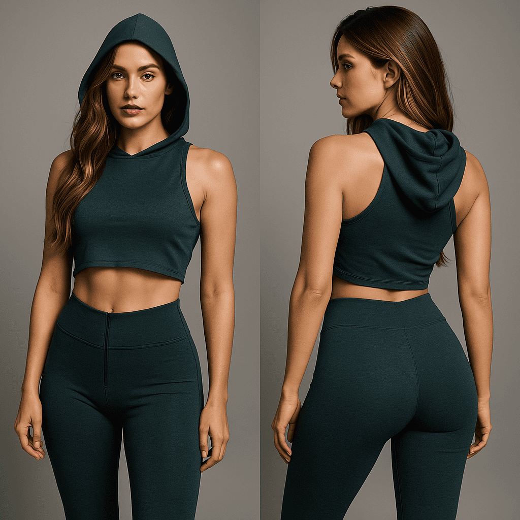 Set - conjunto de 2 piezas deportivo con capota para dama