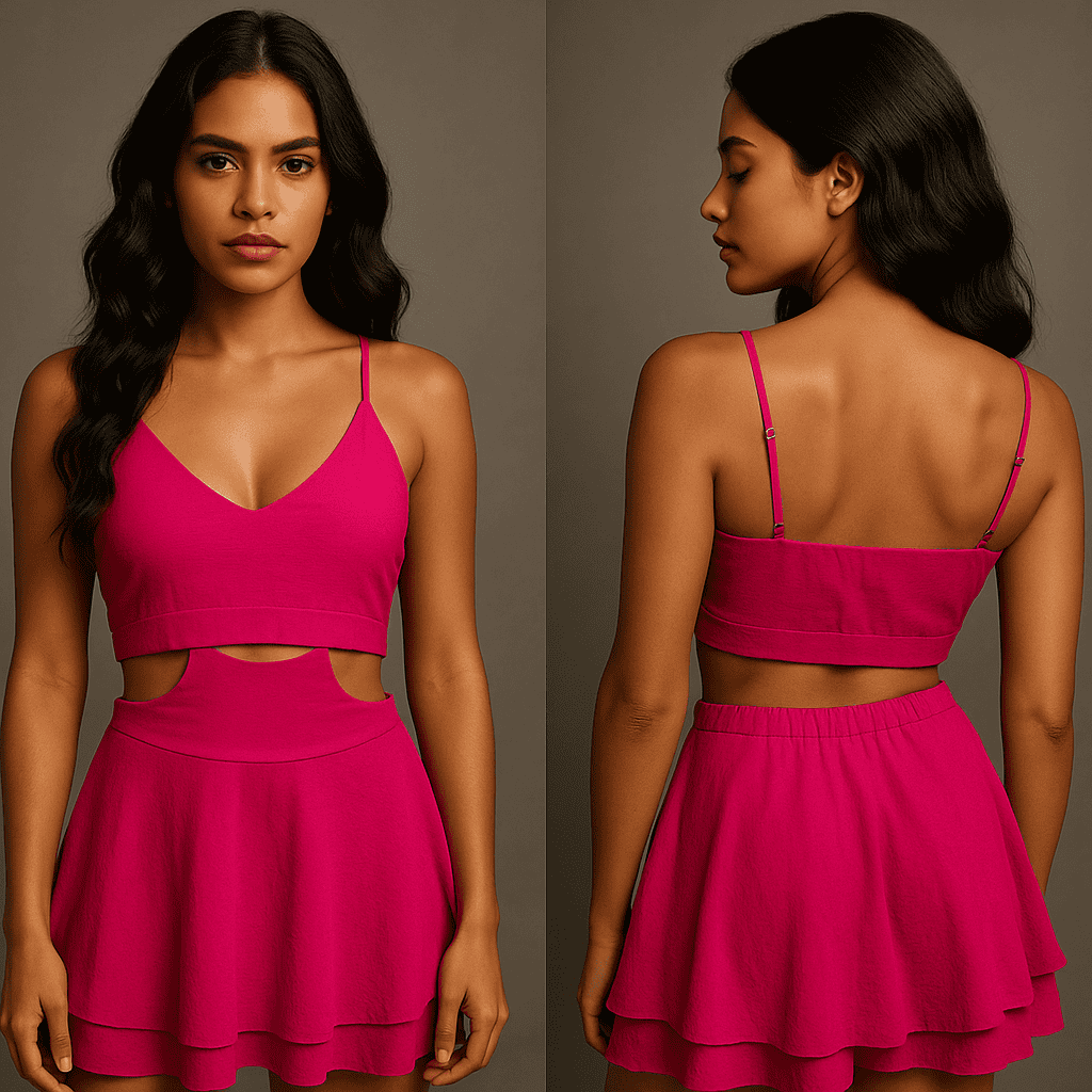 Vestido deportivo falda short